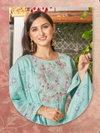 HRU Lucknawi Suta Vol 4 Mal Mal Cotton Kurti With Bottom Dupatta Wholesale Shop In Surat